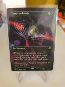 MTG Edge of Eternities SURREAL SPACE BORDERLESS R Terrasymbiosis #0312 - Image 1