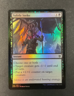 Subtle Strike - Foil - Zendikar Rising - Magic the Gathering - MTG - Image 1