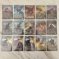 MTG Magic The Gathering IKORIA FOIL lot x 15 NrMt Godzilla Ghidorah Mothra Gigan - Image 1