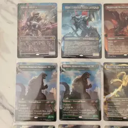 MTG Magic The Gathering IKORIA FOIL lot x 15 NrMt Godzilla Ghidorah Mothra Gigan - Image 2