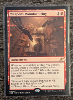 MTG: Weapons Manufacturing (Edge of Eternities)(RARE) - Image 1