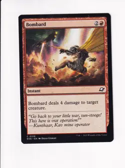 MAGIC THE GATHERING MTG EDGE OF ETERNITIES BOMBARD (#1) - Image 1