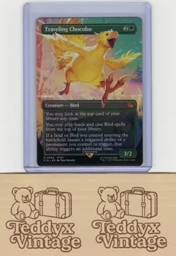 Travelling Chocobo | Borderless | 0406 | FIN | NM | MTG - Image 1