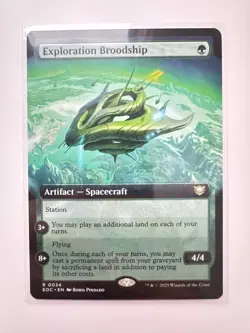 Exploration Broodship #34 RARE Extended Art Regular Edge of Eternity MTG NM ENG - Image 1