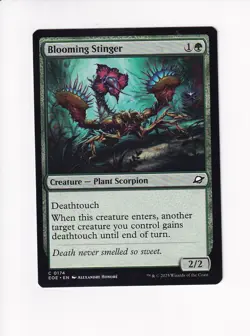 MAGIC THE GATHERING MTG EDGE OF ETERNITIES BLOOMING STINGER (#1) - Image 1