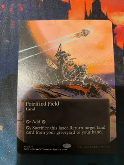 MTG Edge of Eternities Petrified Field Borderless - Image 1