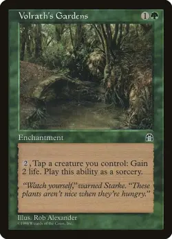 Volrath's Gardens Stronghold MTG - Image 1