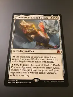 MTG Adventures in the Forgotten Realms #004 The Book of Exalted Deeds NM - Image 1