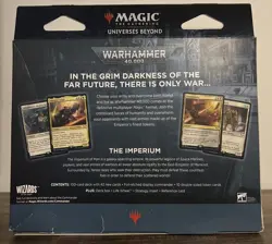 MTG:Universes Beyond Warhammer 40k Forces Of The Imperium Commander Deck Sealed - Image 3