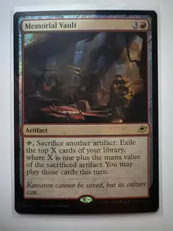 Memorial Vault FOIL #145 RARE Edge of Eternities NM ENG MTG - Image 1