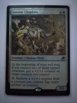 Sunstar Chaplain FOIL #40 RARE Edge of Eternities Regular NM ENG MTG - Image 1