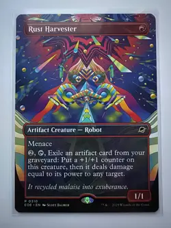 Rust Harvester (Borderless) #310 RARE Edge of Eternities Regular NM ENG MTG - Image 1