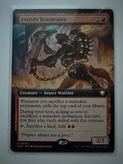 Evendo Brushrazer (Extended Art) #30 RARE Edge of Eternities Regular NM ENG MTG - Image 1