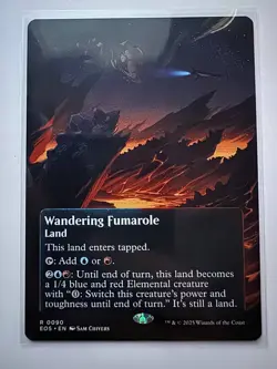 Wandering Fumarole (Borderless) #90 RARE Edge of Eternities Regular NM ENG MTG - Image 1