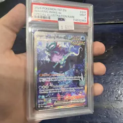 Pokemon Walking Wake ex 205/162 Sv05: Temporal Forces Holo PSA 9 - Image 2