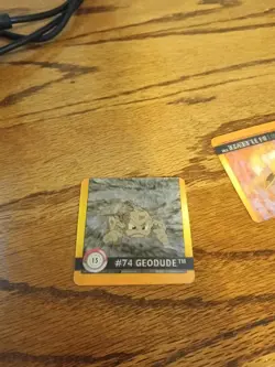 Nintendo Pokemon Artbox Series 1 Card Holographic Geodude/Graveler #74/#75 1999 - Image 2