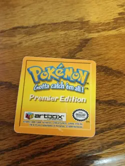Nintendo Pokemon Artbox Series 1 Card Holographic Geodude/Graveler #74/#75 1999 - Image 3