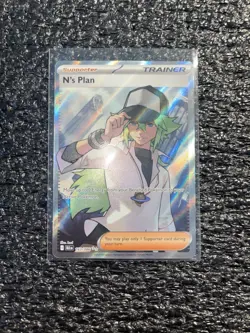 Pokemon N's Plan 163/086 Black Bolt Ultra Rare Near Mint - Image 1