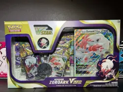 Pokemon TCG Hisuian Zoroark VSTAR Premium Collection Box - Evolving Skies Fusion - Image 1