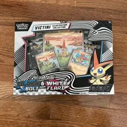 Pokemon Black Bolt & White Flare Victini Illustration Collection Box Sealed - Image 1