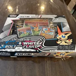 Pokemon Black Bolt & White Flare Victini Illustration Collection Box Sealed - Image 2
