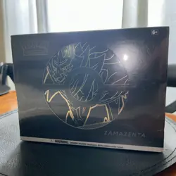 Pokemon TCG: Sword & Shield Zacian Zamazenta ETB Plus Elite Trainer Box Set Mint - Image 3