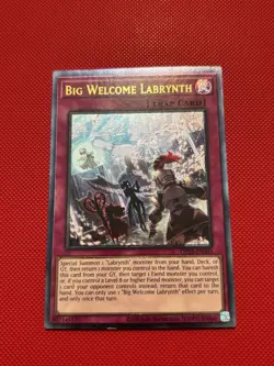 Yugioh! Big Welcome Labrynth Ultimate Rare OP23-EN003 NM/LP - Image 2