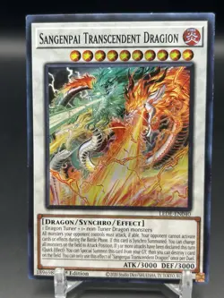 Yugioh! Sangenpai Transcendent Dragion- LEDE-EN040 - Super Rare - 1st Edition LP - Image 2