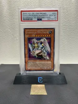 Yugioh PSA 10 GEM MINT VALKYRION THE MAGNA WARRIOR 2003 SDD-001 PROMO - Image 1