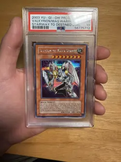 Yugioh PSA 10 GEM MINT VALKYRION THE MAGNA WARRIOR 2003 SDD-001 PROMO - Image 3