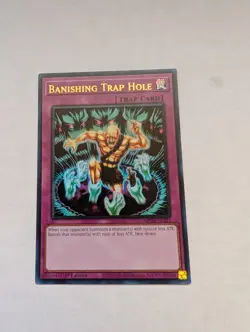 YuGiOh! - Banishing Trap Hole MP24-EN224 Ultra Rare 1st Edition Near Mint - Image 1