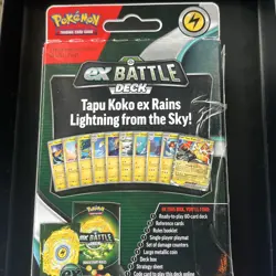 Pokemon TCG EX Battle Deck Tapu Koko Ex 60-Card Deck New Open Box - Image 5