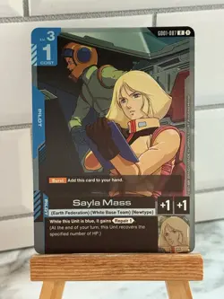 Gundam Card Game Singles GD01-087 R Sayla Mass New Type Rising - Image 1