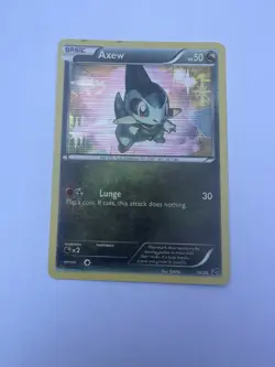 Pokemon Card Axew 13/20 Dragon Vault Holo Rare - Image 1