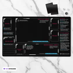 Gundam Card Game Playmat for Beginners - 24"x14" Learning Card Mat Zones GCG - Image 1