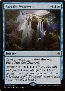 080/274 PART THE WATERVEIL MYTHIC BATTLE FOR ZENDIKAR MTG CARD - Image 1