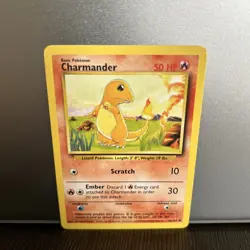 Pokemon Charmander Shadowless Base Set Card # 46/102 A15 - Image 1