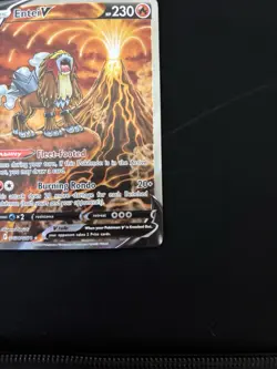 Pokemon TCG Entei v Crown Zenith Holo Ultra Rare Card PSA 9 GG36/GG70 - Image 5