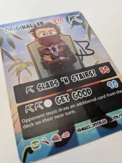 SIGNED Hermitcraft TCG Series 2 xBCrafted (Original xB) RARE ALTER EGO Card - Image 2