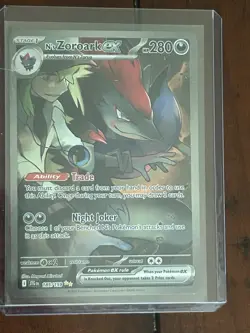 2025 Pokemon Trading Card Game SV09 Journey Together N’s Zoroark ex 185/159 SIR - Image 1