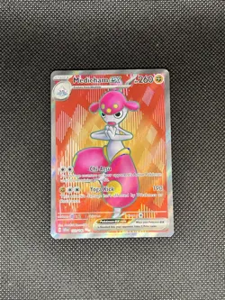 Pokemon TCG Medicham EX 161/142 Stellar Crown Full Art Holo Card NM+ Condition - Image 1