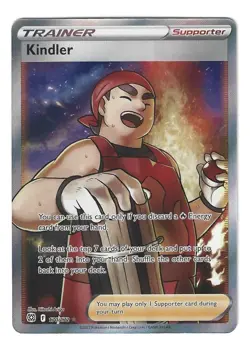 KINDLER FULL ART TRAINER CARD 170/172 POKEMON BRILLIANT STARS - Image 1