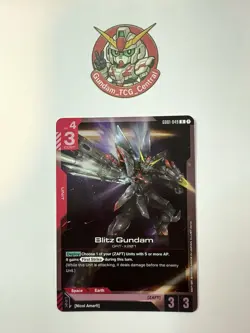 Gundam Card Game Singles GD01-049 R Blitz Gundam New Type Rising - Image 1