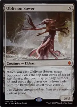 011/274 OBLIVION SOWER MYTHIC BATTLE FOR ZENDIKAR MTG CARD - Image 1