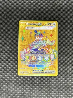 Pokemon TCG Terapagos EX 173/142 Stellar Crown Gold Secret Rare Card Mint - Image 1