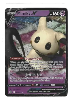 Mimikyu V 68/172 NM Brilliant Stars Sword And Shield Ultra Rare Pokemon Card - Image 1