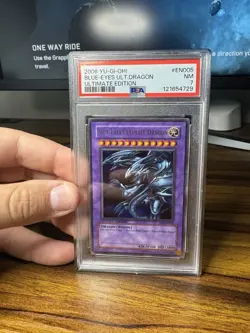 Yu-Gi-Oh! Blue-Eyes Ultimate Dragon Ultimate Edition Card PSA 7 - Image 1