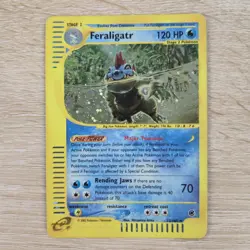 BUTT SWIRL💫🌀 MP Feraligatr 12/165 Holo Rare Expedition Nintendo Pokemon Card - Image 1