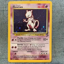 Mewtwo Base Set Holo Pokemon Card 10/130 Near Mint 1999 - Image 1