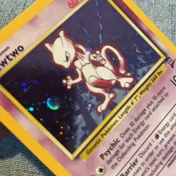 Mewtwo Base Set Holo Pokemon Card 10/130 Near Mint 1999 - Image 4